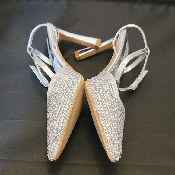 BRAND NEW STEVE MADDEN WOMEN'S RHINESTONE HEEL PUMP - Picture 9 of 15